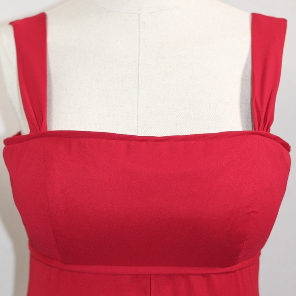 David's Bridal Red Gown - Picture 4 of 11